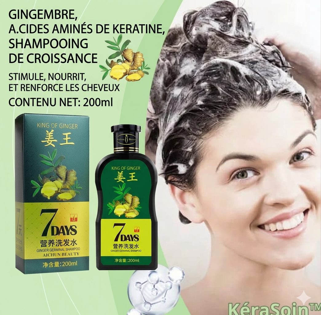 Le shampooing expert qui renforce, nourrit et stimule la pousse dès la racine