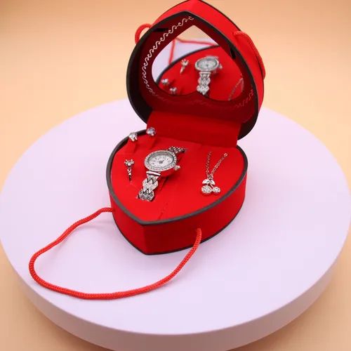 💖 Coffret Montre & Bijoux Élégance – Spécial Cadeau